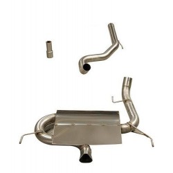 Piper exhaust Vauxhall Corsa D - Turbo VXR cat back system with 1 silencer, Piper Exhaust, 